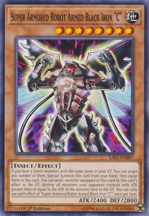 Super Armored Robot Armed Black Iron "C" [SAST-EN097] Common - Doe's Cards