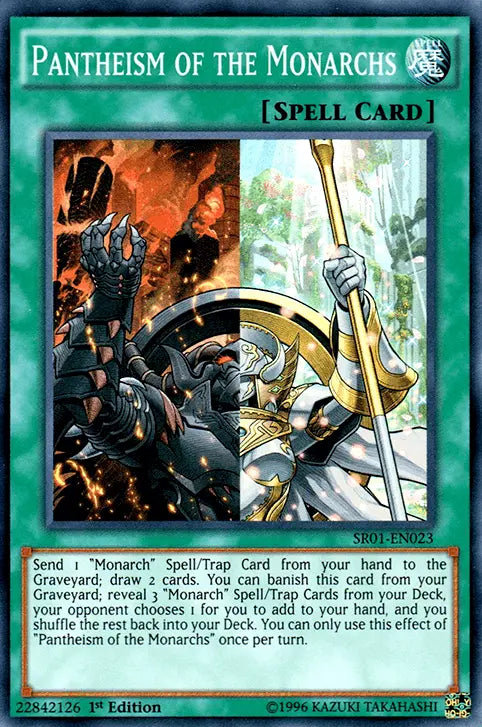 Pantheism of the Monarchs [SR01-EN023] Super Rare - Doe's Cards