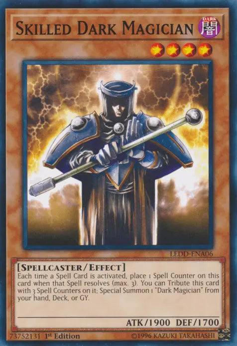 Skilled Dark Magician [LEDD-ENA06] Common - Doe's Cards