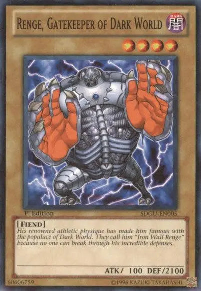 Renge, Gatekeeper of Dark World [SDGU-EN005] Common - Doe's Cards