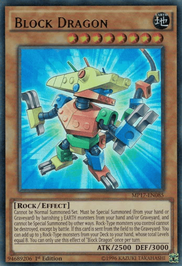 Block Dragon [MP17-EN085] Ultra Rare - Doe's Cards