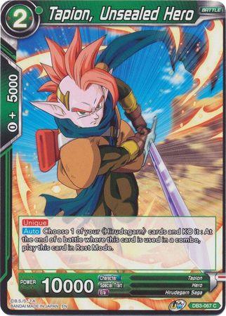 Tapion, Unsealed Hero (DB3-067) [Giant Force] - Doe's Cards