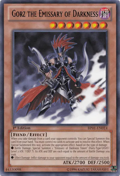 Gorz the Emissary of Darkness [BP01-EN014] Rare - Doe's Cards