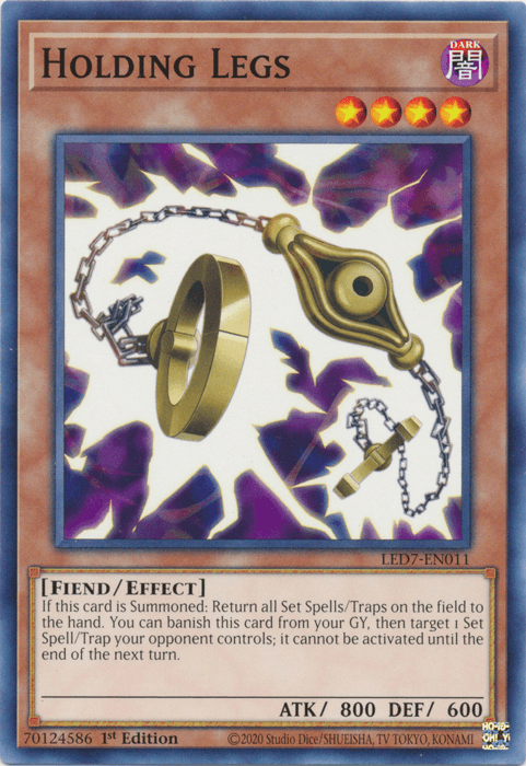Holding Legs [LED7-EN011] Common - Doe's Cards