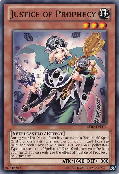Justice of Prophecy [AP02-EN017] Common - Doe's Cards