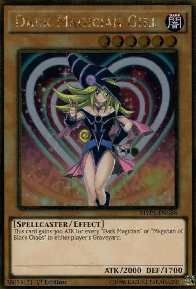 Dark Magician Girl [MVP1-ENG56] Gold Rare - Doe's Cards