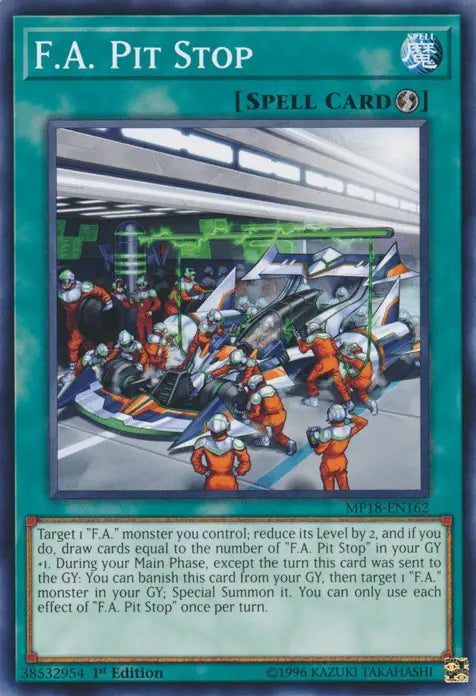 F.A. Pit Stop [MP18-EN162] Common - Doe's Cards