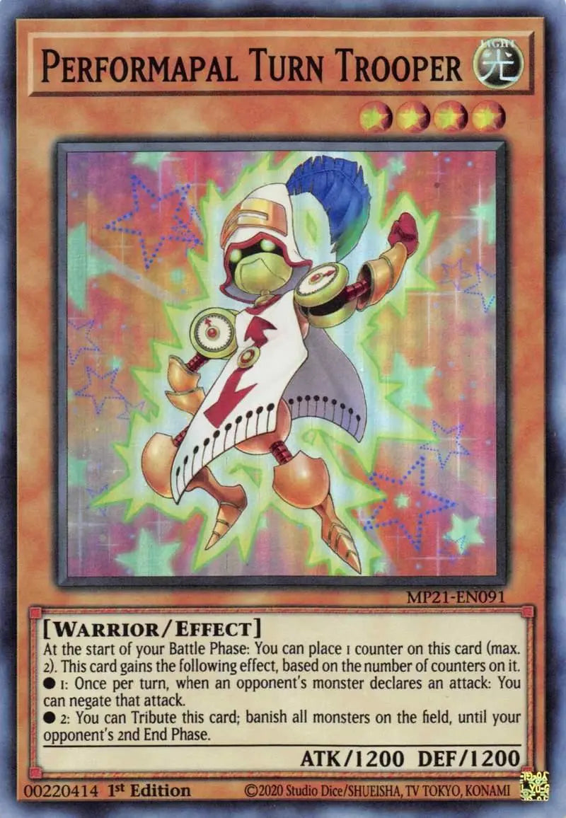 Performapal Turn Trooper [MP21-EN091] Super Rare - Doe's Cards