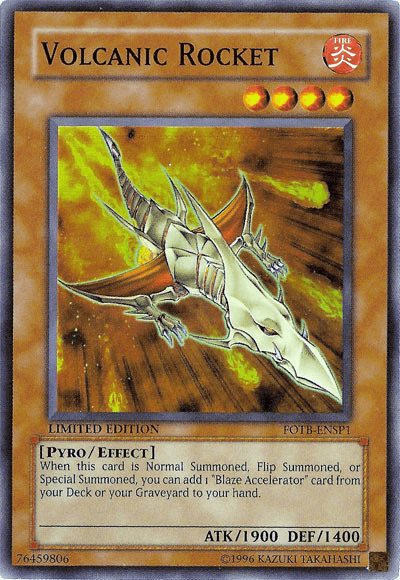 Volcanic Rocket [FOTB-ENSP1] Super Rare - Doe's Cards