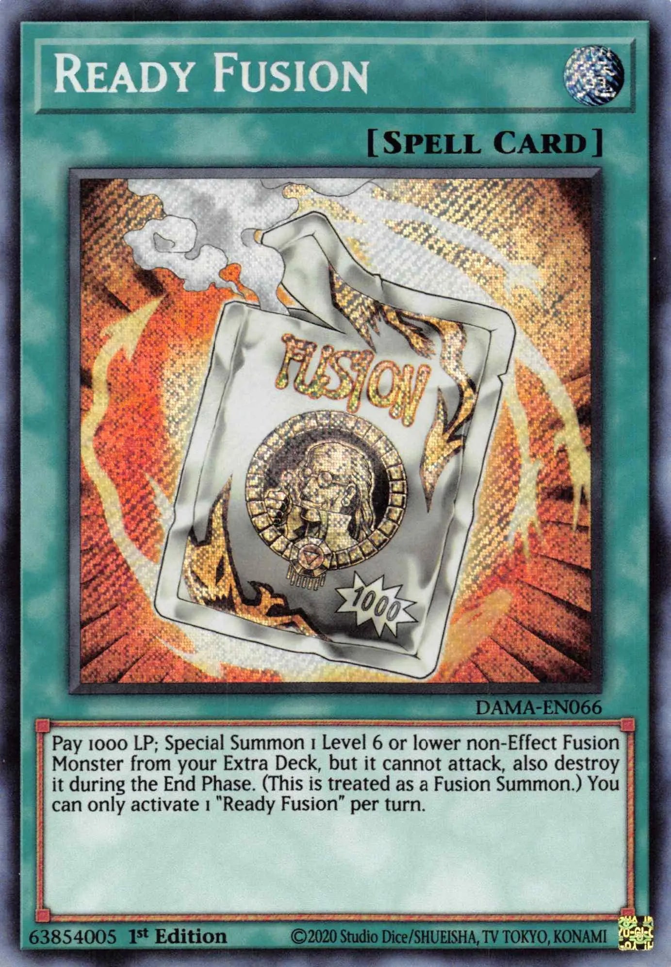 Ready Fusion [DAMA-EN066] Secret Rare - Doe's Cards