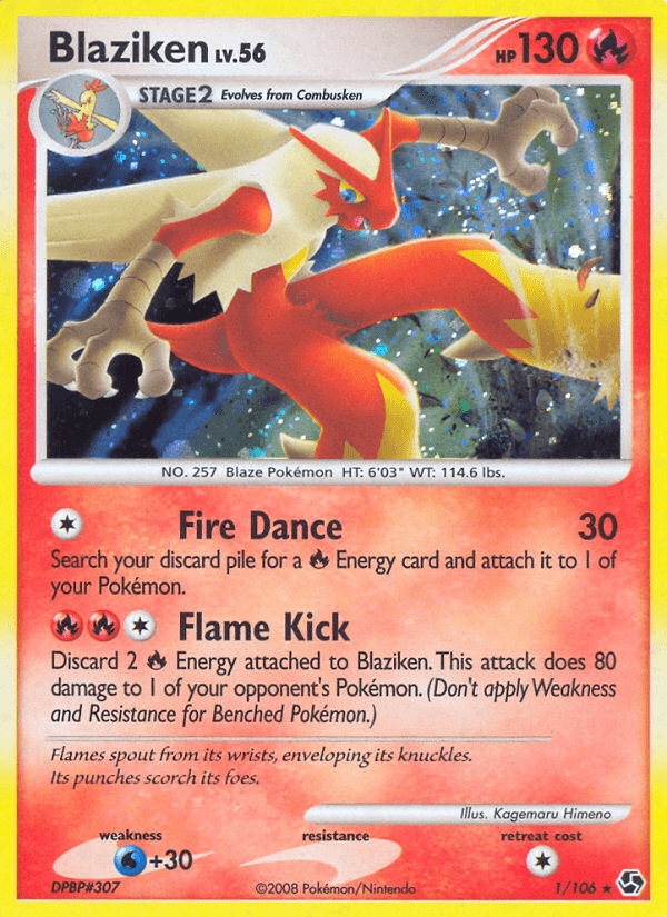Blaziken (1/106) [Diamond & Pearl: Great Encounters] - Doe's Cards