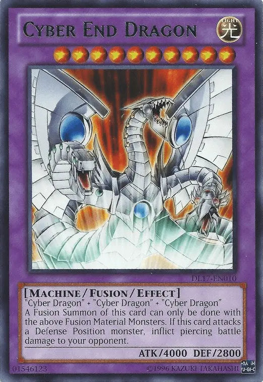 Cyber End Dragon (Green) [DL17-EN010] Rare - Doe's Cards