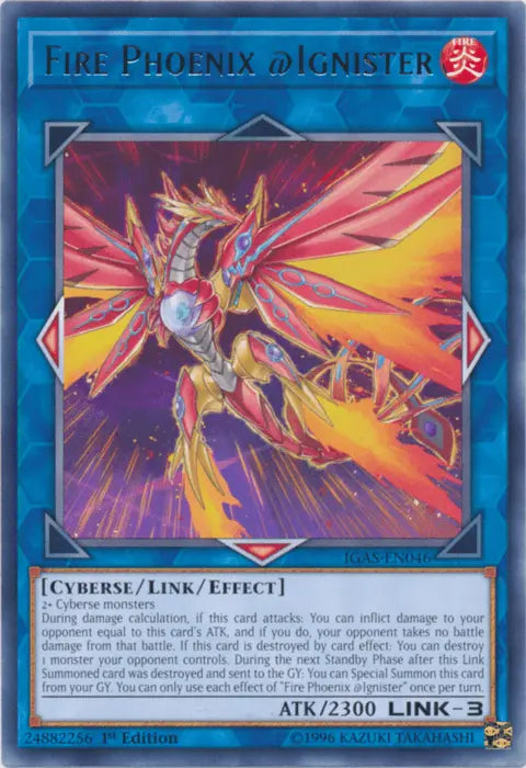 Fire Phoenix @Ignister [IGAS-EN046] Rare - Doe's Cards