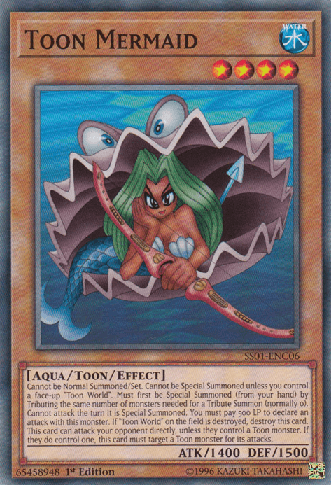 Toon Mermaid [SS01-ENC06] Common - Doe's Cards