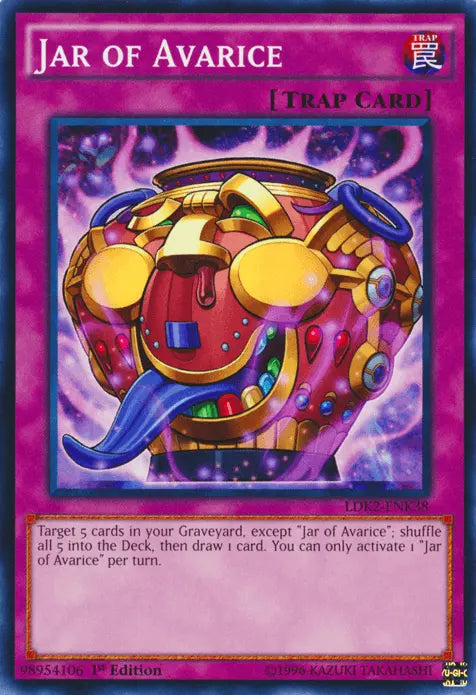 Jar of Avarice [LDK2-ENK38] Common - Doe's Cards