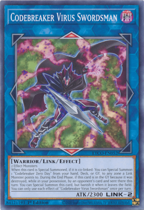 Codebreaker Virus Swordsman [ETCO-EN052] Common - Doe's Cards