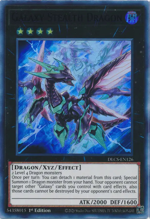 Galaxy Stealth Dragon (Purple) [DLCS-EN126] Ultra Rare - Doe's Cards