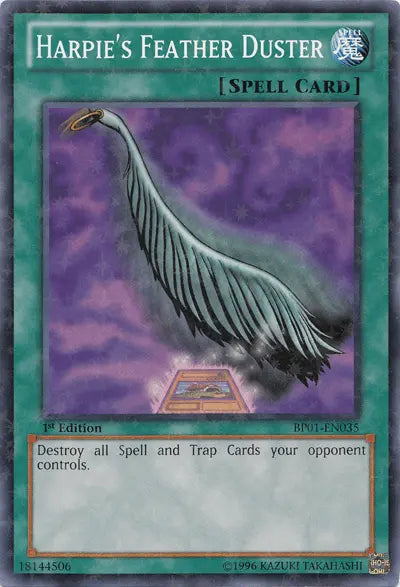 Harpie's Feather Duster [BP01-EN035] Starfoil Rare - Doe's Cards