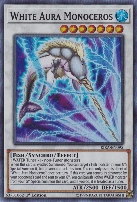 White Aura Monoceros [RIRA-EN095] Super Rare - Doe's Cards