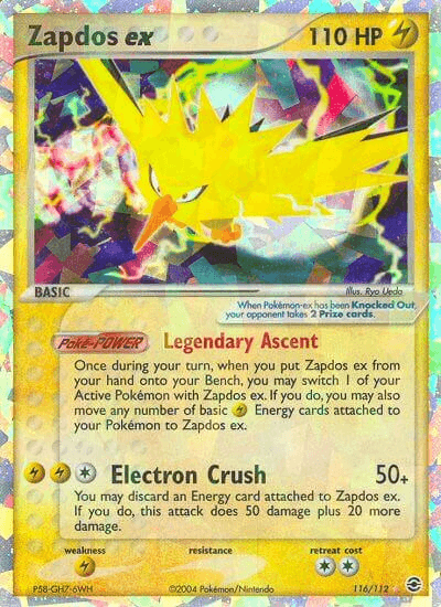 Zapdos ex (116/112) [EX: FireRed & LeafGreen] - Doe's Cards