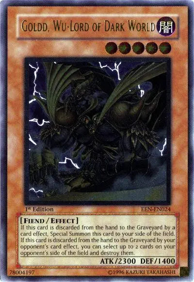 Goldd, Wu-Lord of Dark World [EEN-EN024] Ultimate Rare - Doe's Cards