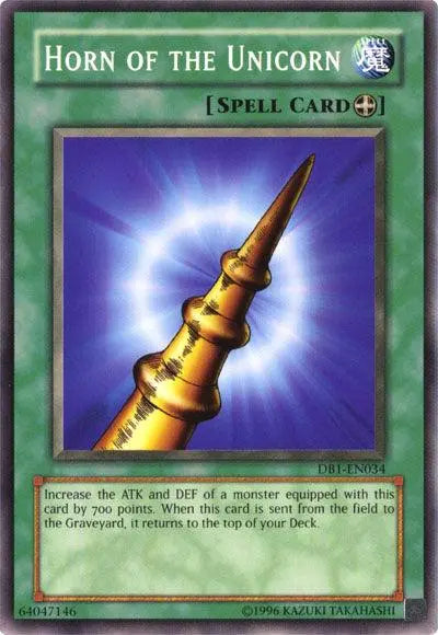 Horn of the Unicorn [DB1-EN034] Common - Doe's Cards