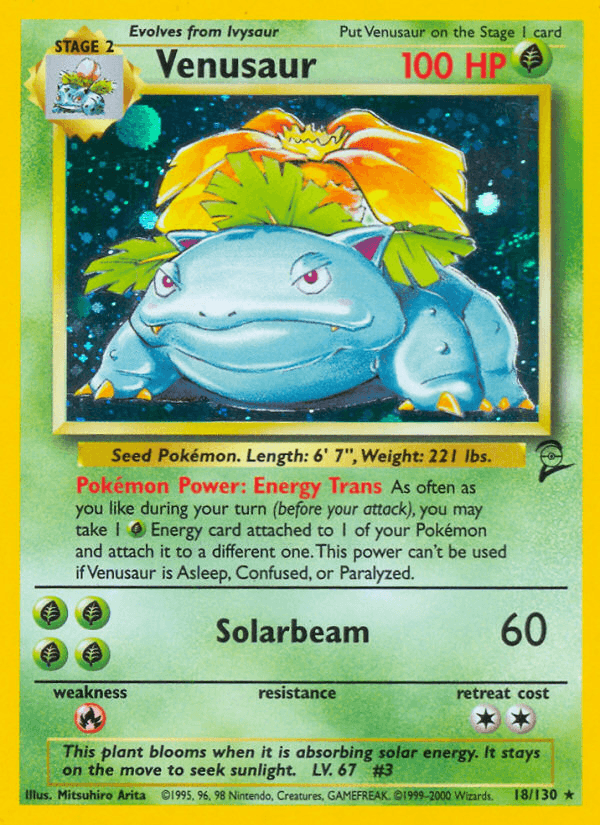 Venusaur (18/130) [Base Set 2] - Doe's Cards