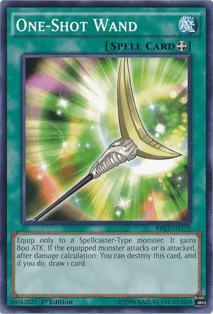 One-Shot Wand [BP03-EN179] Common - Doe's Cards