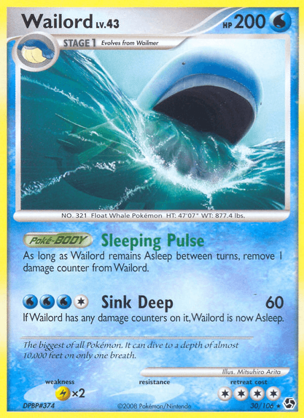 Wailord (30/106) [Diamond & Pearl: Great Encounters] - Doe's Cards