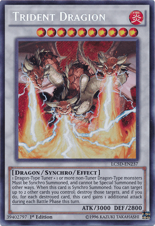 Trident Dragion [LC5D-EN237] Secret Rare - Doe's Cards