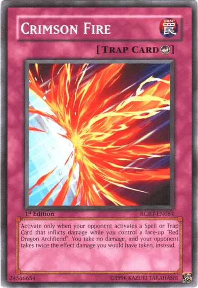 Crimson Fire [RGBT-EN064] Common - Doe's Cards