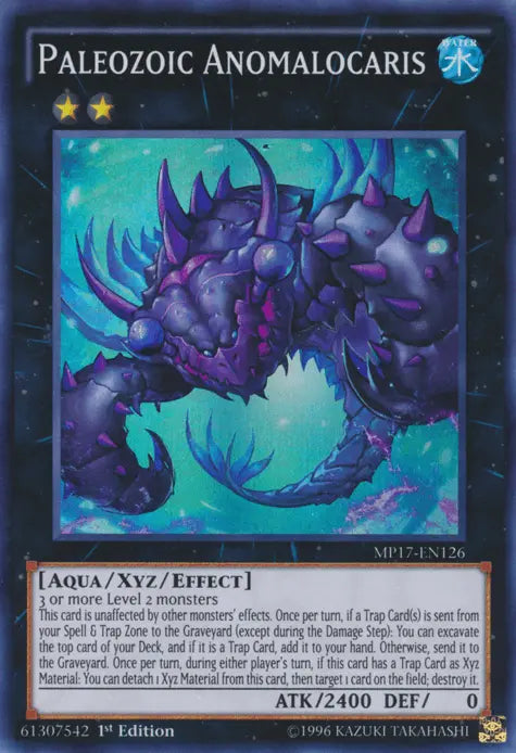 Paleozoic Anomalocaris [MP17-EN126] Super Rare - Doe's Cards