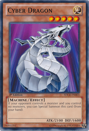 Cyber Dragon (White) [SDCR-EN003] Common - Doe's Cards