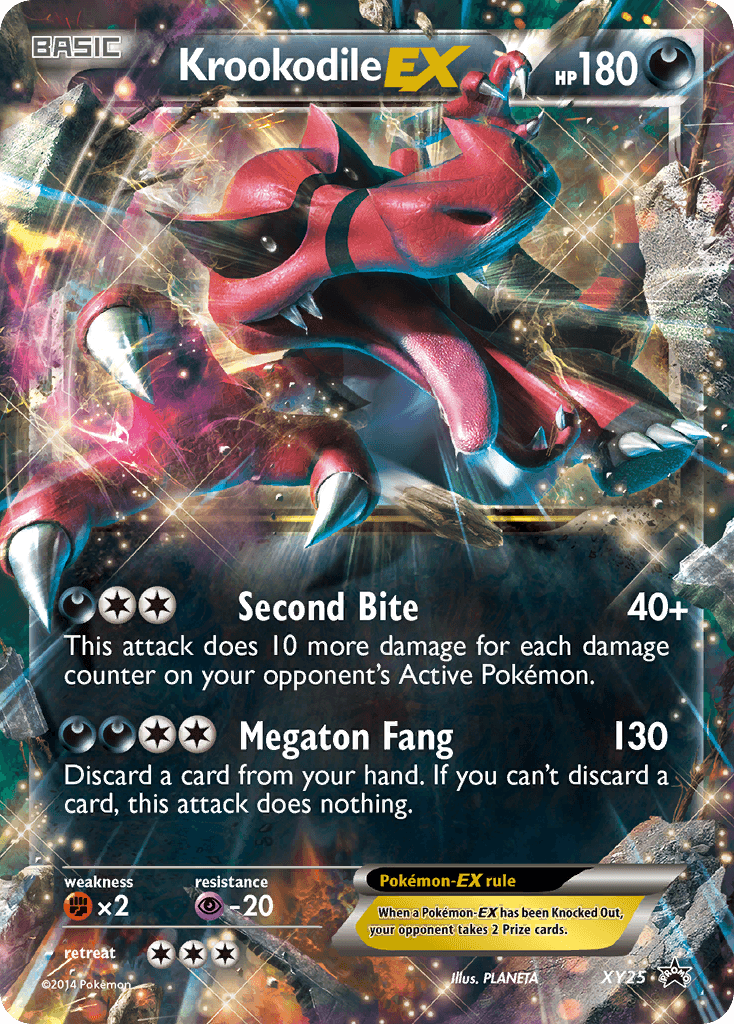 Krookodile EX (XY25) [XY: Black Star Promos] - Doe's Cards