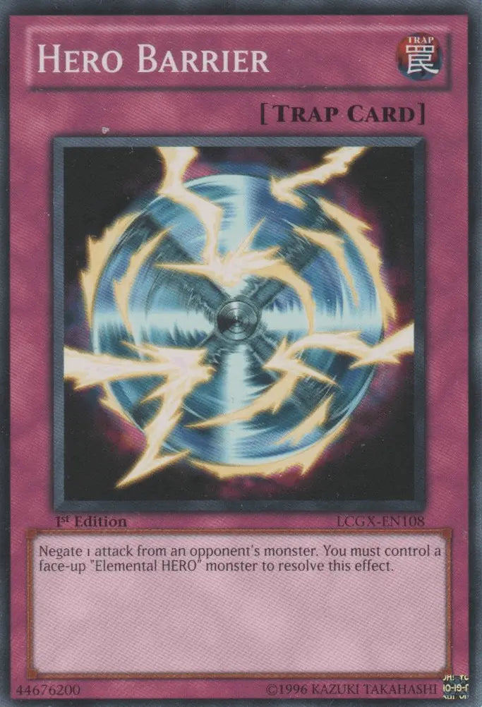 Hero Barrier [LCGX-EN108] Common - Doe's Cards