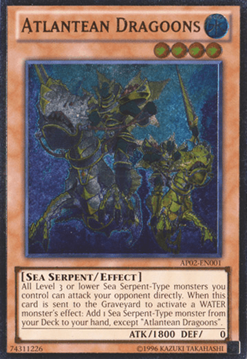 Atlantean Dragoons [AP02-EN001] Ultimate Rare - Doe's Cards