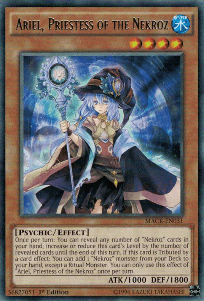 Ariel, Priestess of the Nekroz [MACR-EN031] Rare - Doe's Cards