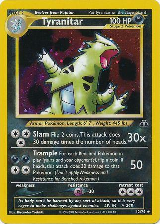 Tyranitar (12/75) [Neo Discovery Unlimited] - Doe's Cards