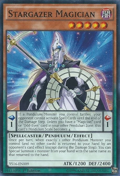 Stargazer Magician [YS16-EN009] Common - Doe's Cards