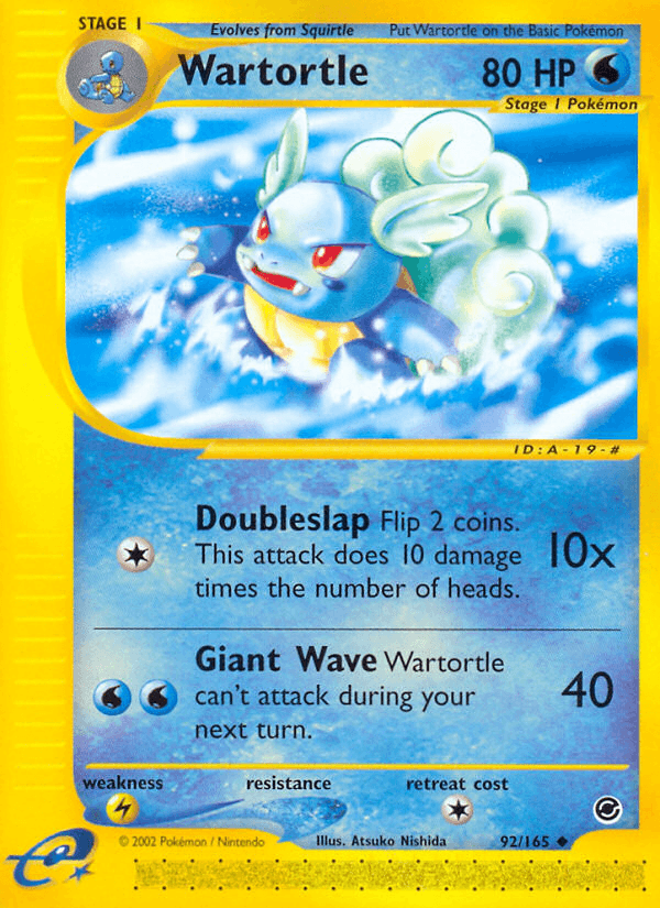 Wartortle (92/165) [Expedition: Base Set] - Doe's Cards