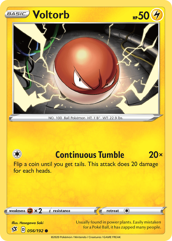 Voltorb (056/192) [Sword & Shield: Rebel Clash] - Doe's Cards