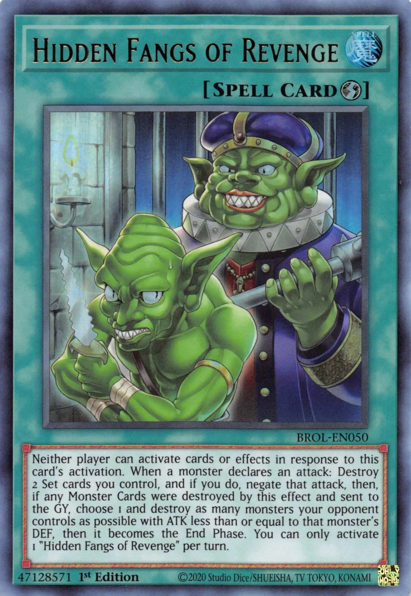 Hidden Fangs of Revenge [BROL-EN050] Ultra Rare - Doe's Cards