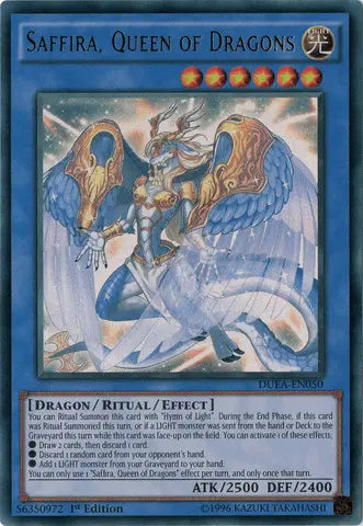 Saffira, Queen of Dragons [DUEA-EN050] Ultra Rare - Doe's Cards