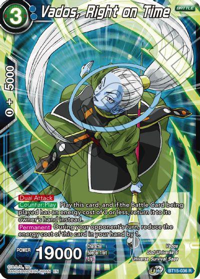 Vados, Right on Time (BT15-036) [Saiyan Showdown] - Doe's Cards