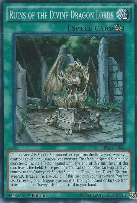 Ruins of the Divine Dragon Lords [SR02-EN024] Super Rare - Doe's Cards