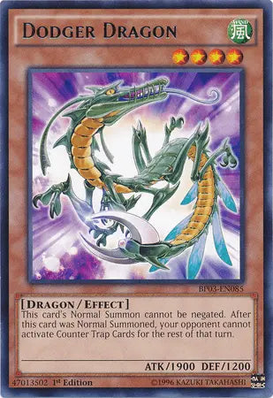 Dodger Dragon [BP03-EN085] Rare - Doe's Cards