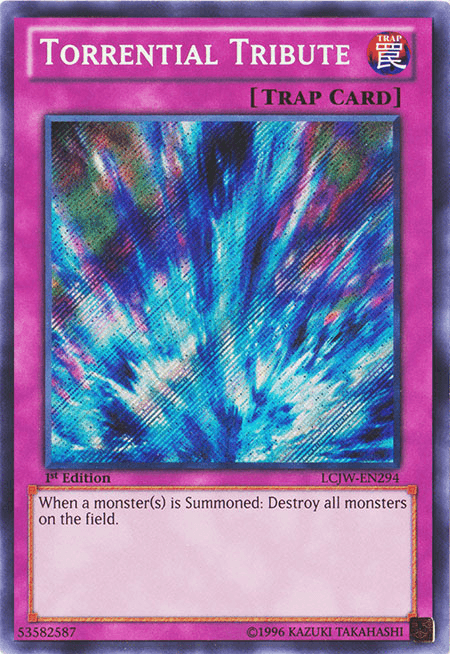 Torrential Tribute [LCJW-EN294] Secret Rare - Doe's Cards