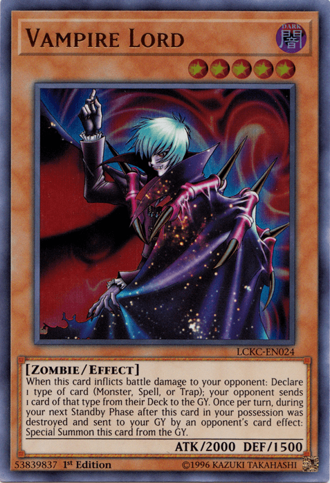 Vampire Lord [LCKC-EN024] Ultra Rare - Doe's Cards