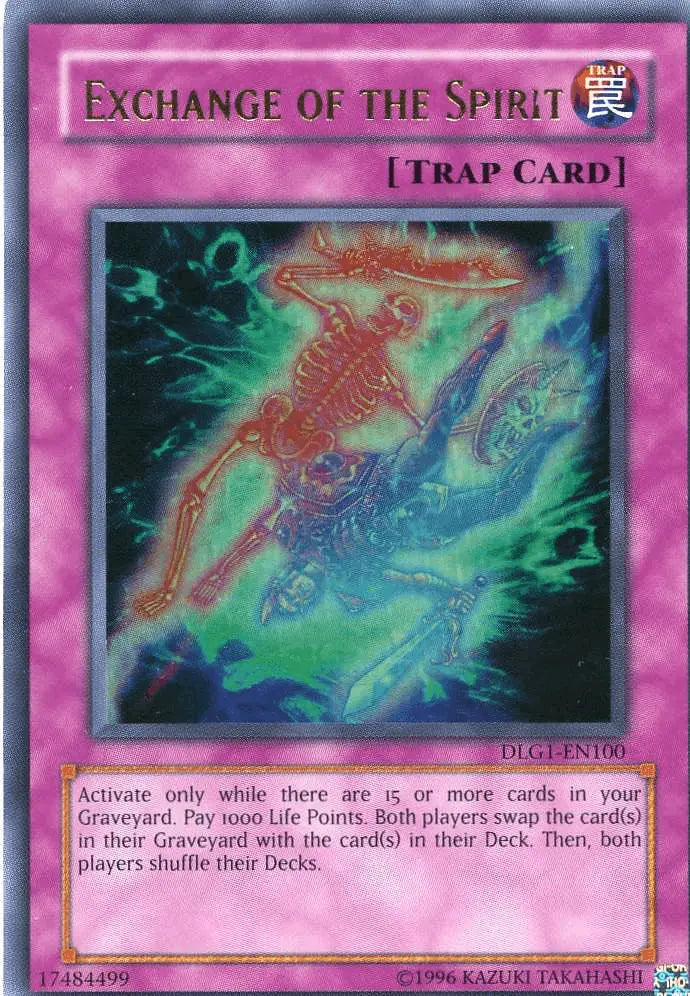Exchange of the Spirit [DLG1-EN100] Ultra Rare - Doe's Cards