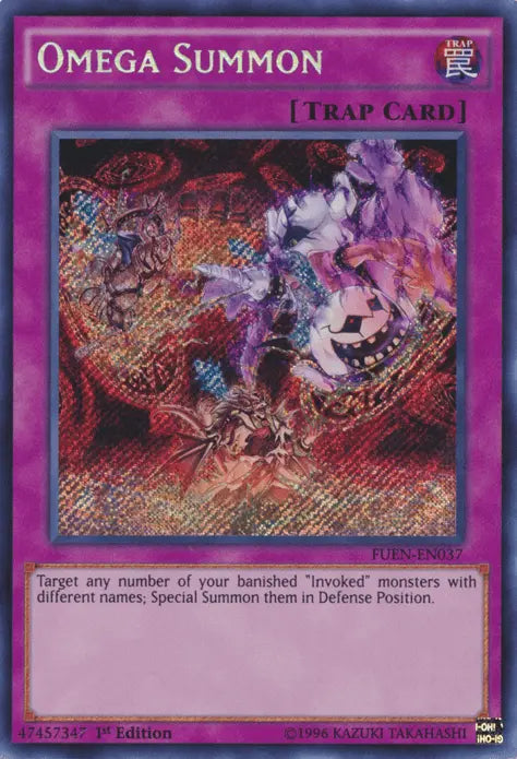 Omega Summon [FUEN-EN037] Secret Rare - Doe's Cards